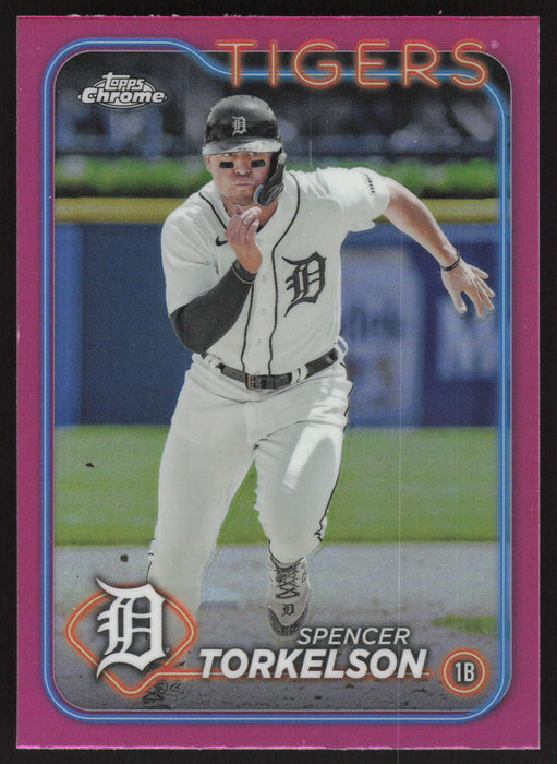 2024 Topps Chrome #73 Spencer Torkelson Pink Refractor