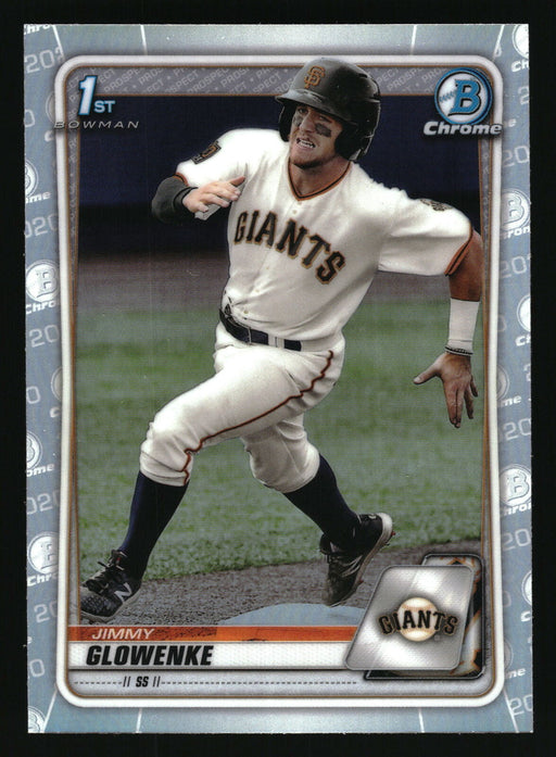 2020 Bowman Draft #BD-35 Jimmy Glowenke Chrome Refractor