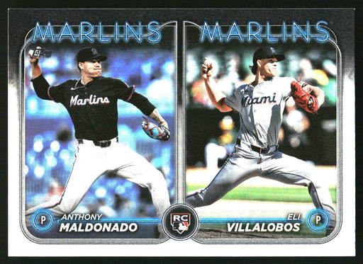 2024 Topps Update #US305 Eli Villalobos / Anthony Maldonado RCOM Rainbow Foil