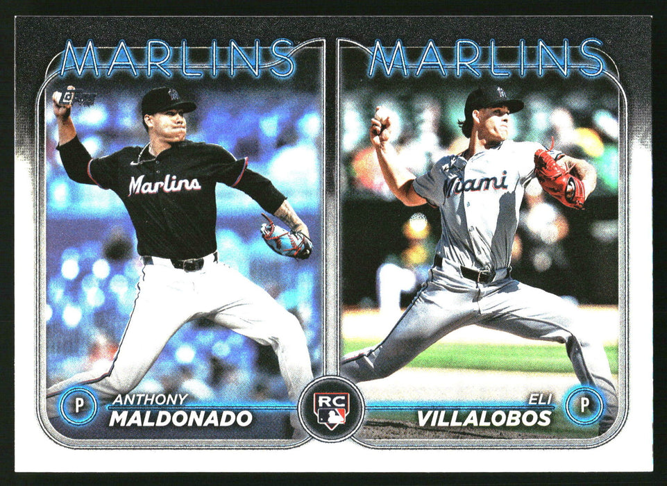 2024 Topps Update #US305 Eli Villalobos / Anthony Maldonado RCOM Rainbow Foil