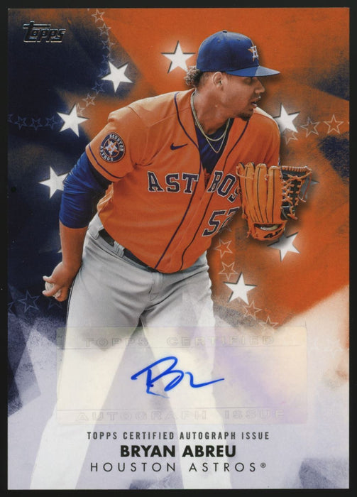 2024 Topps #BSA-BA Bryan Abreu Baseball Stars Autographs