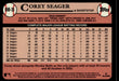 2024 Topps #89B-35 Corey Seager 1989 Topps Baseball 35th Anniversary Foil