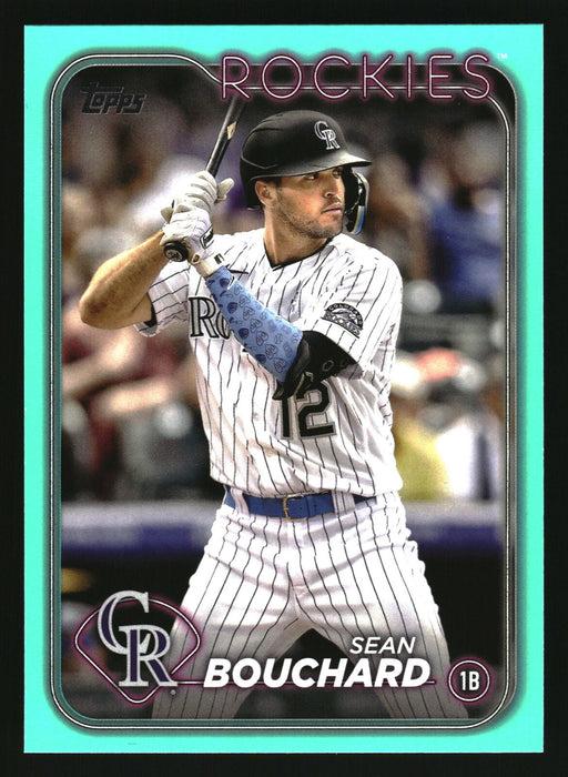 2024 Topps #699 Sean Bouchard Aqua