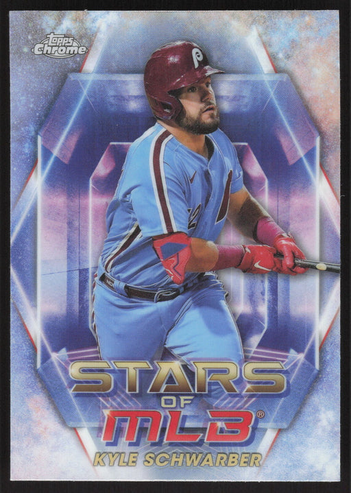 2023 Topps #SMLBC-53 Kyle Schwarber Stars of MLB Chrome