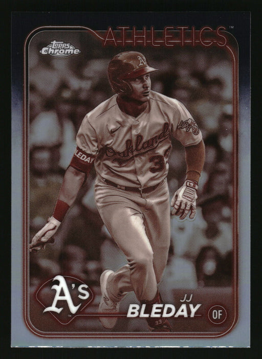 2024 Topps Chrome #190 JJ Bleday Sepia Refractor