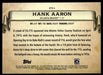 2024 Topps Finest #FT-1 Hank Aaron Finest Timeline