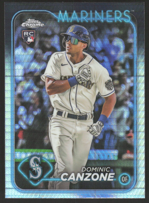 2024 Topps Chrome #133 Dominic Canzone Prism Refractor