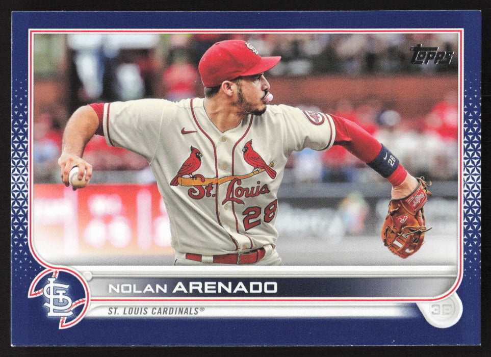 2022 Topps #87 Nolan Arenado Royal Blue