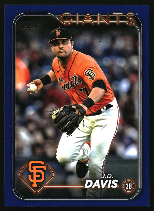 2024 Topps #64 J.D. Davis Royal Blue