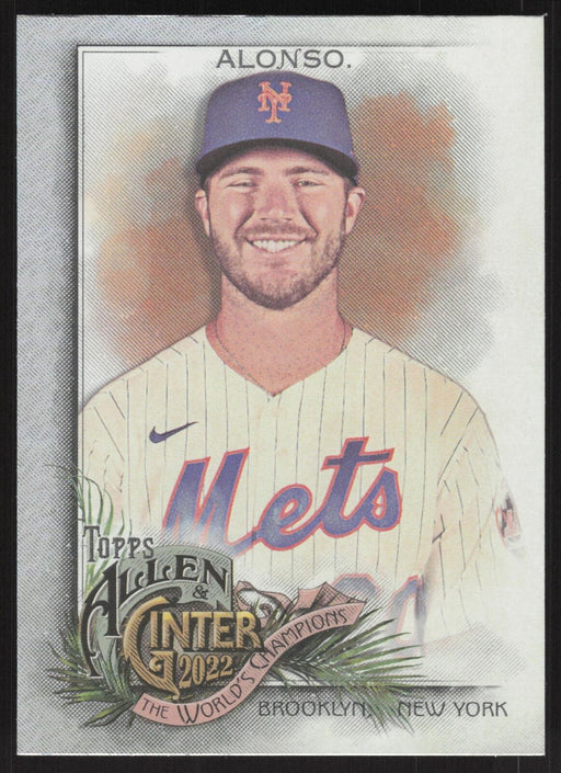 2022 Topps Allen & Ginter #29 Pete Alonso Silver Portrait