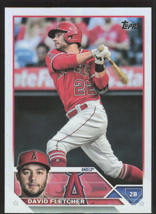 2023 Topps #636 David Fletcher Rainbow Foil