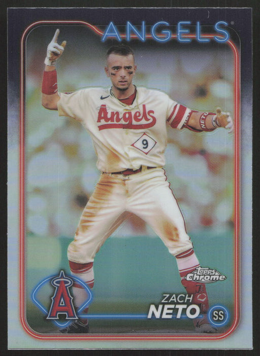 2024 Topps Chrome #123 Zach Neto Refractor