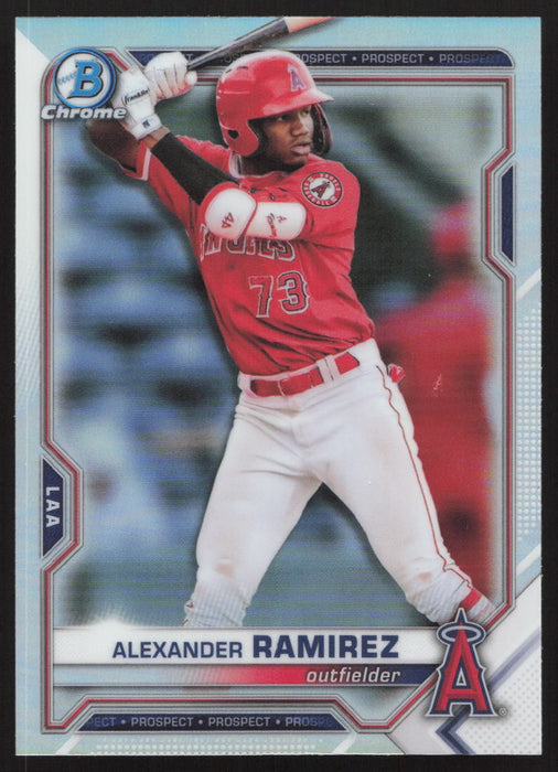 2021 Bowman Draft #BDC-110 Alexander Ramirez Chrome Refractor