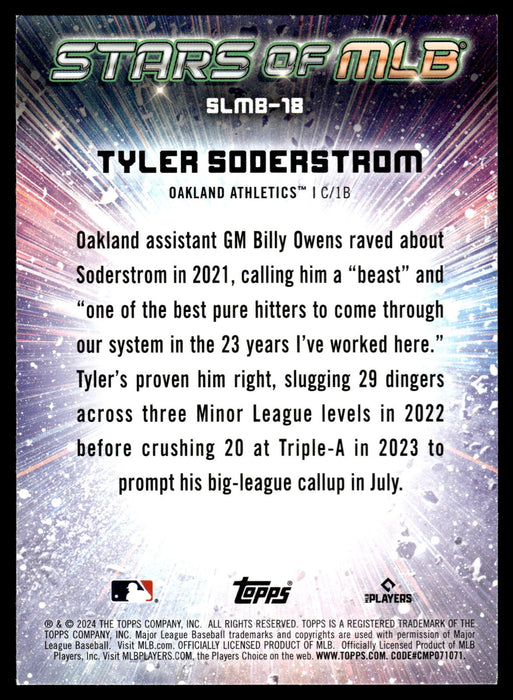 2024 Topps #SLMB-18 Tyler Soderstrom Stars of MLB