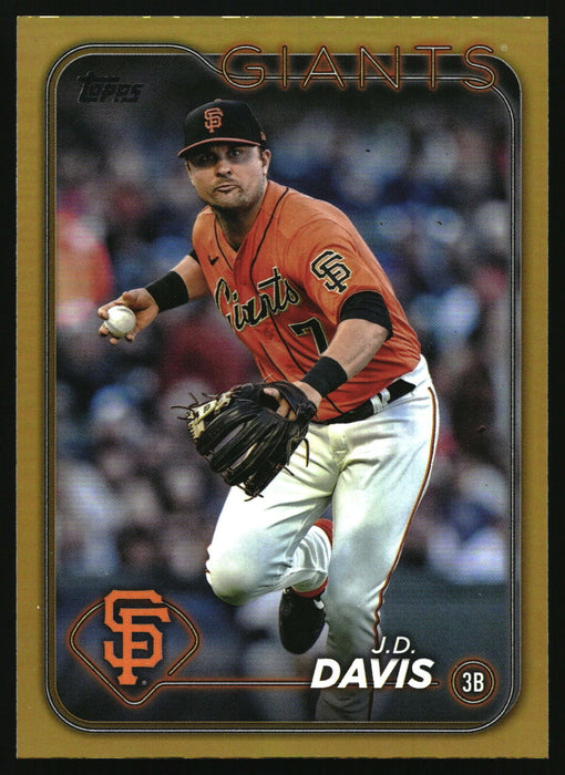 2024 Topps #64 J.D. Davis Gold Foil