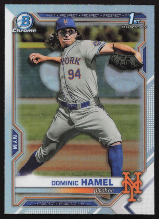 2021 Bowman Draft #BDC-60 Dominic Hamel Chrome Refractor