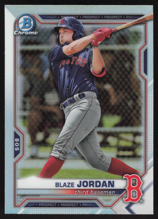 2021 Bowman Draft #BDC-182 Blaze Jordan Chrome Refractor