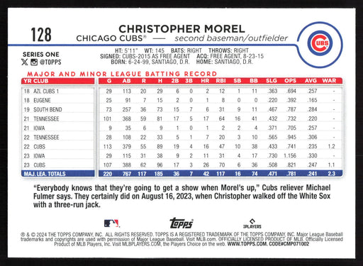 2024 Topps #128 Christopher Morel