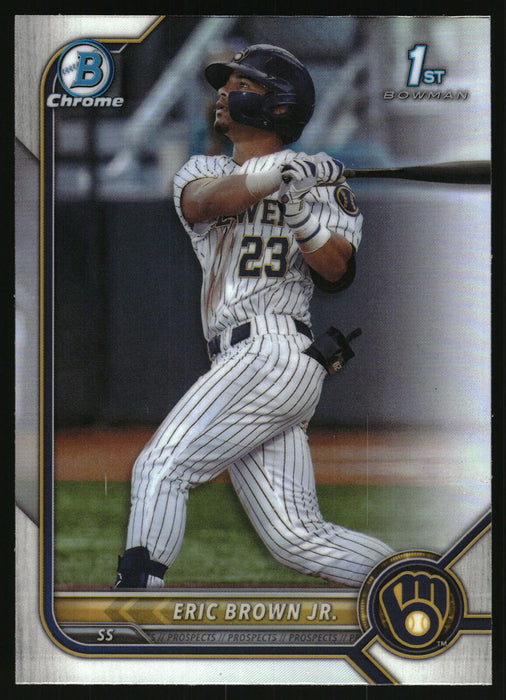 2022 Bowman Draft #BDC-48 Eric Brown Jr. Chrome Refractor