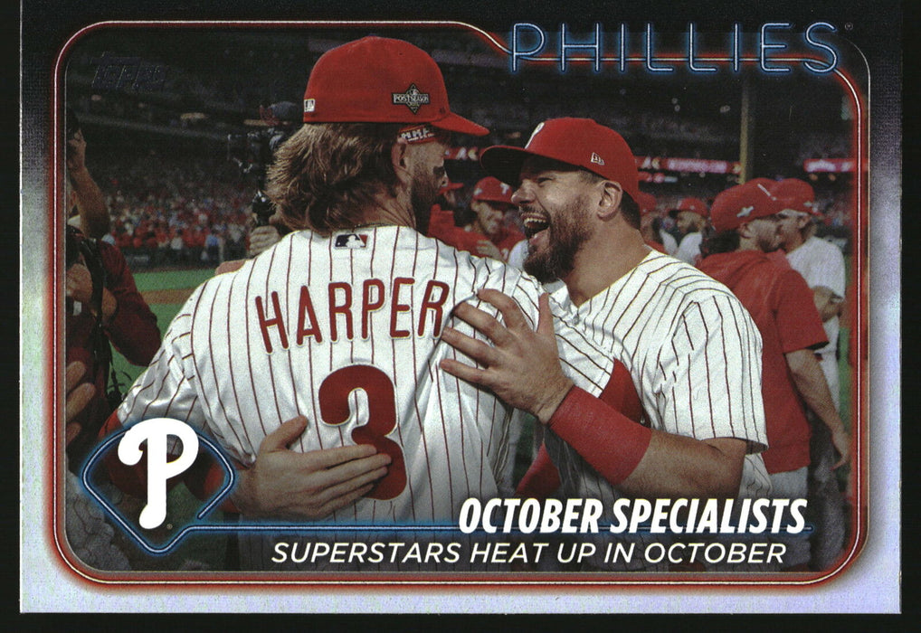 2024 Topps #275 October Specialists: Superstars Heat Up in October Rainbow Foil