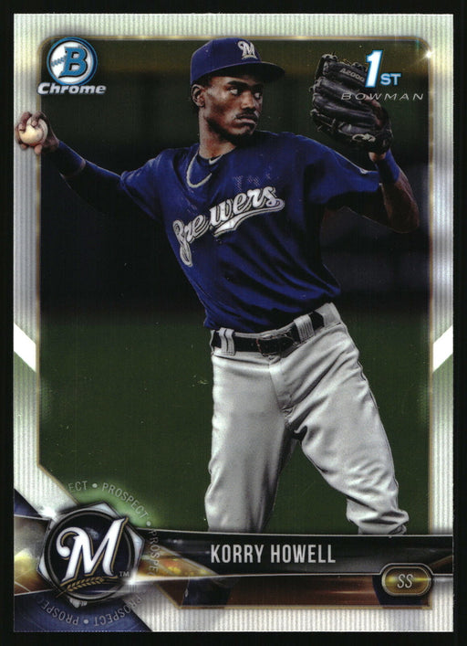 2018 Bowman Draft #BDC-61 Korry Howell Chrome