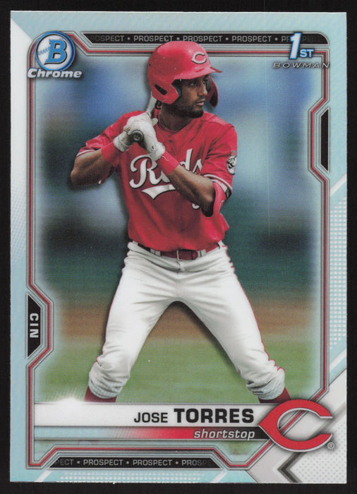 2021 Bowman Draft #BDC-125 Jose Torres Chrome Refractor