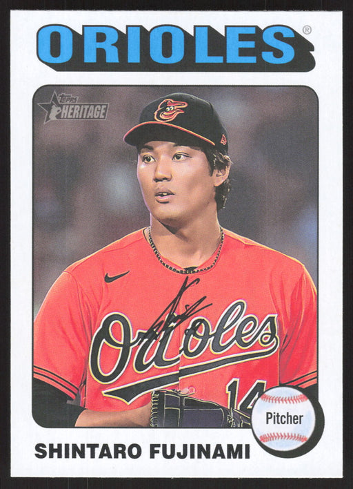 2024 Topps Heritage #29 Shintaro Fujinami White Border