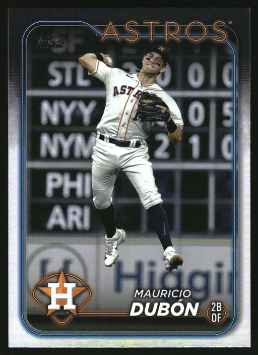 2024 Topps #326 Mauricio Dubón Rainbow Foil