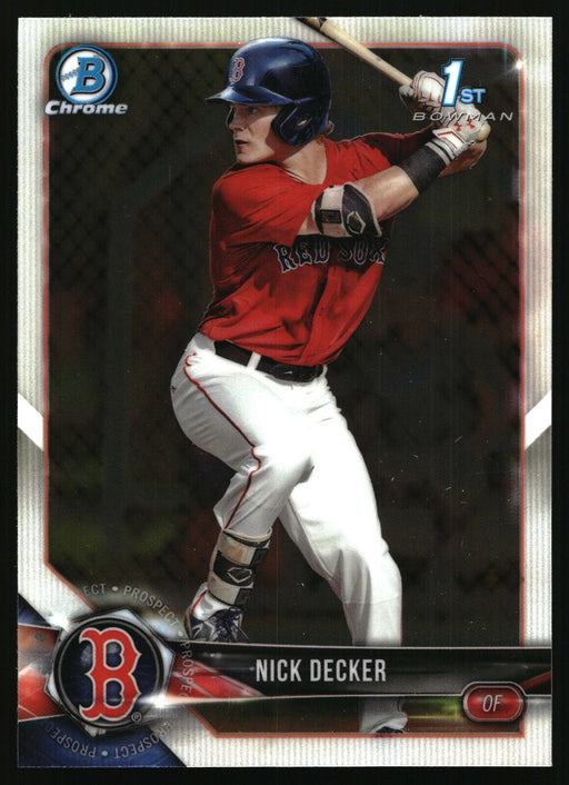 2018 Bowman Draft #BDC-124 Nick Decker Chrome