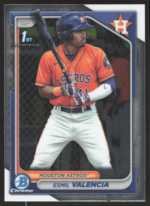 2024 Bowman #BCP-75 Esmil Valencia Chrome Prospects