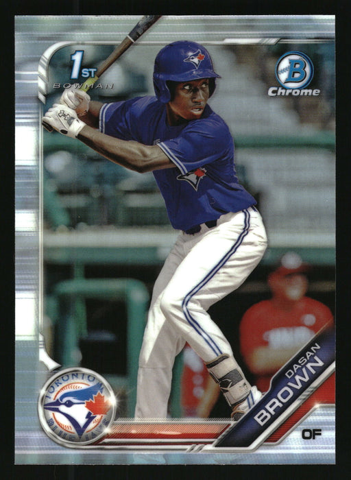 2019 Bowman Draft #BDC-63 Dasan Brown Chrome Refractor #/150