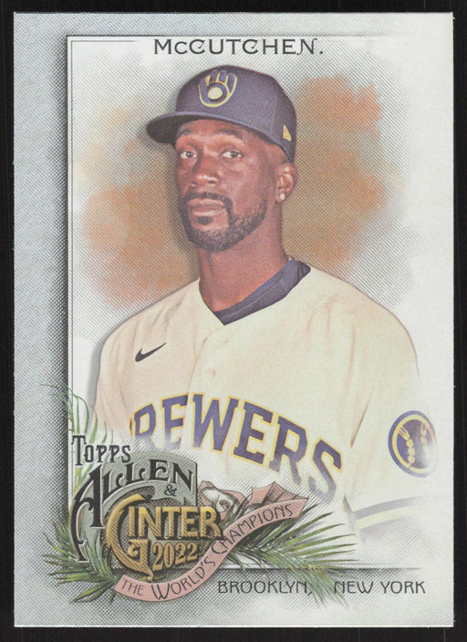 2022 Topps Allen & Ginter #105 Andrew McCutchen Silver Portrait