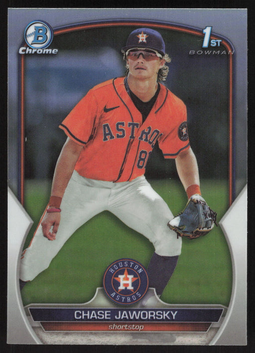 2023 Bowman Draft #BDC-45 Chase Jaworsky Chrome Refractor