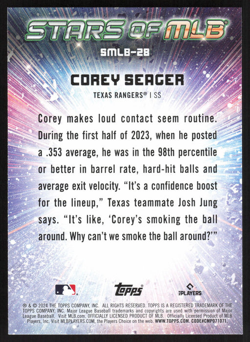 2024 Topps #SMLB-28 Corey Seager Stars of MLB