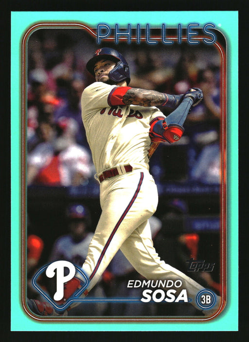 2024 Topps #562 Edmundo Sosa Aqua