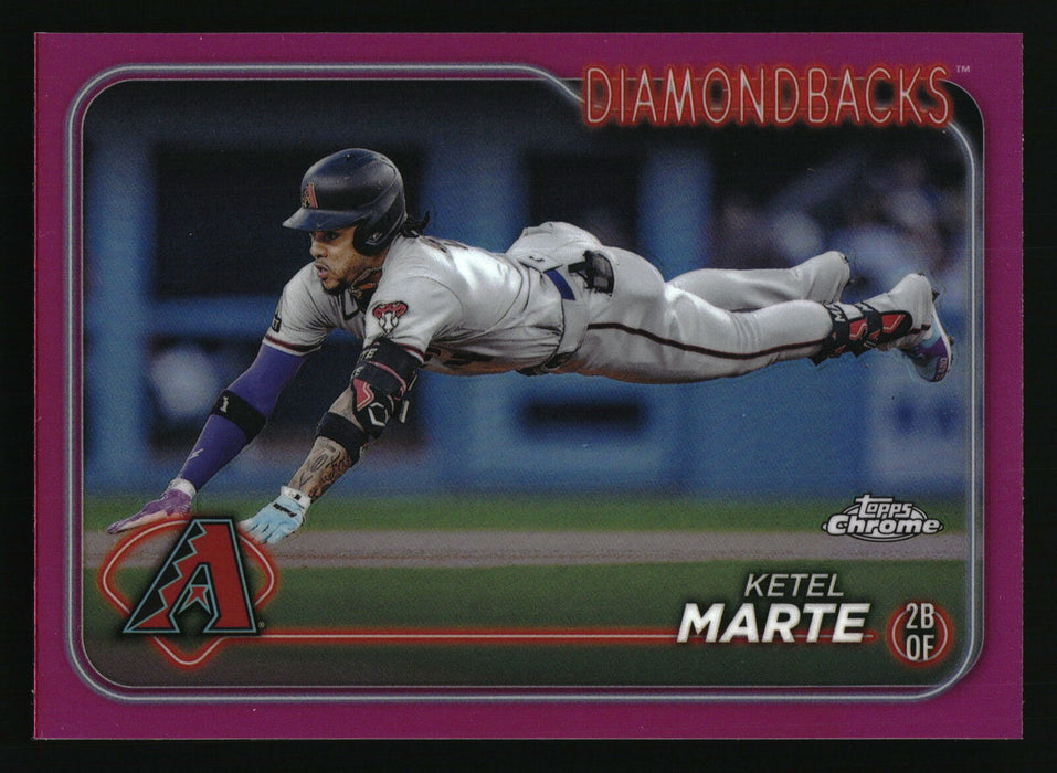 2024 Topps Chrome #35 Ketel Marte Pink Refractor