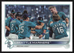 2022 Topps #489 Seattle Mariners Rainbow Foil