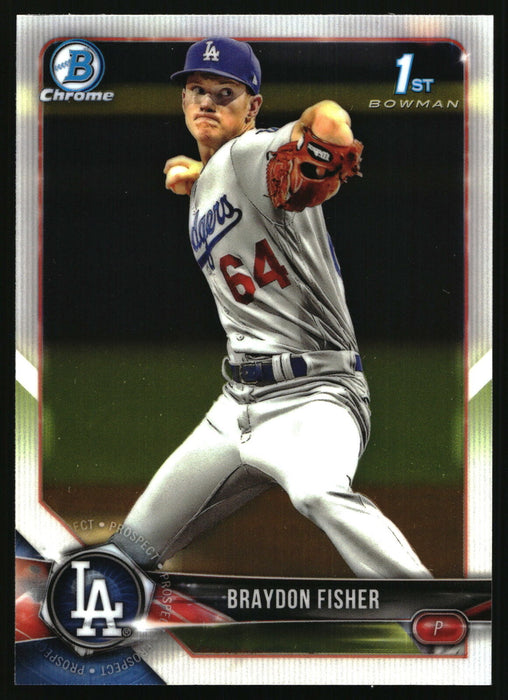 2018 Bowman Draft #BDC-82 Braydon Fisher Chrome