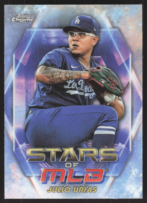 2023 Topps Update #SMLBC-77 Julio Urías Stars of MLB Chrome