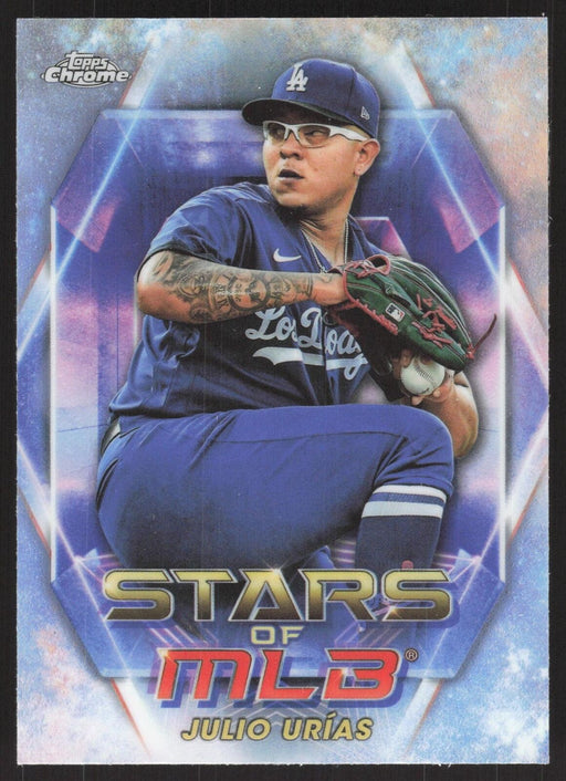 2023 Topps Update #SMLBC-77 Julio Urías Stars of MLB Chrome