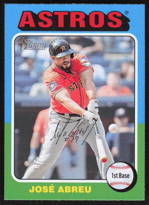 2024 Topps Heritage #220 José Abreu