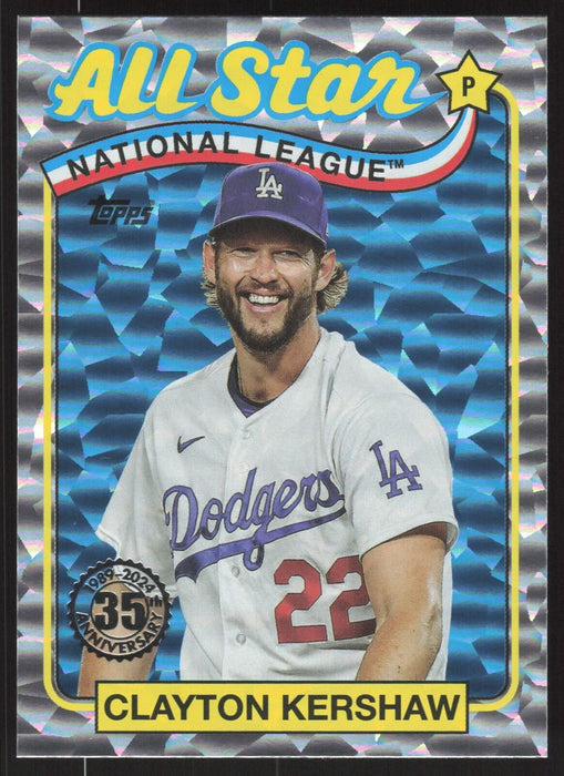 2024 Topps #89ASB-49 Clayton Kershaw 1989 Topps Baseball All-Stars Foil