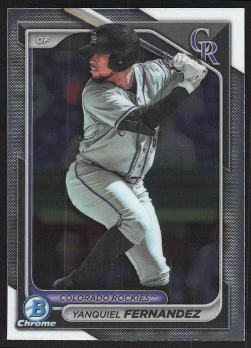 2024 Bowman #BCP-90 Yanquiel Fernandez Chrome Prospects