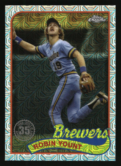 2024 Topps #T89C-4 Robin Yount 1989 Topps Baseball Chrome