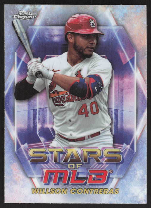 2023 Topps Update #SMLBC-87 Willson Contreras Stars of MLB Chrome