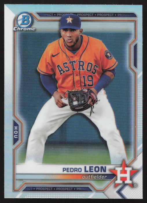 2021 Bowman Draft #BDC-92 Pedro Leon Chrome Refractor