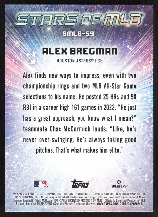 2024 Topps #SMLB-59 Alex Bregman Stars of MLB