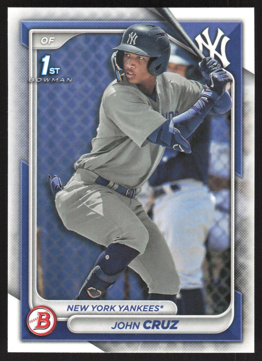 2024 Bowman #BP-77 John Cruz Base