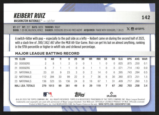 2024 Topps Big League #142 Keibert Ruiz