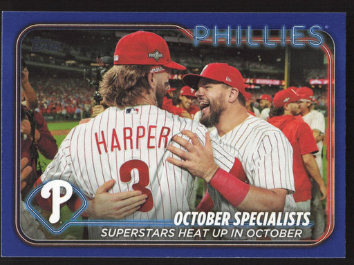 2024 Topps #275 October Specialists: Superstars Heat Up in October Royal Blue